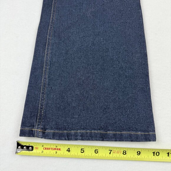 Black Tape Women's Maya Relaxed Flare High Rise Stretch Blue Jeans Size 27 NWOT - Picture 9 of 10